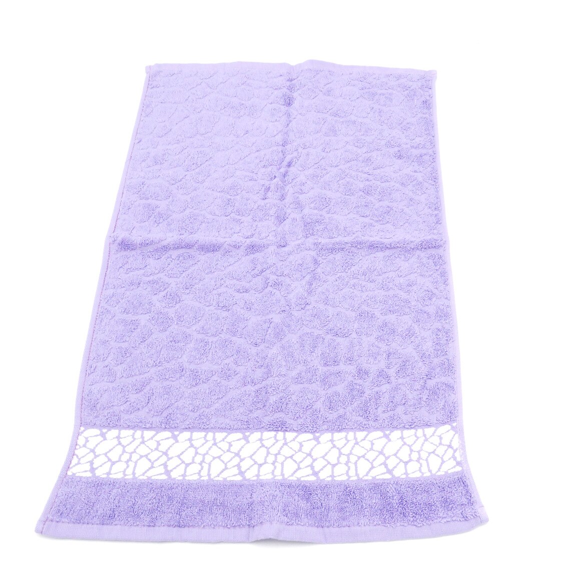 Prosop Karma Bumbac 100%,40x60cm, Mov cu imprimeu alb, Egipt