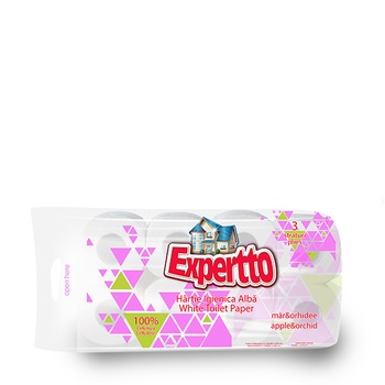 Hartie igienica parfumata, Expertto , 8 role Hartie igienica parfumata, Expertto , 8 role