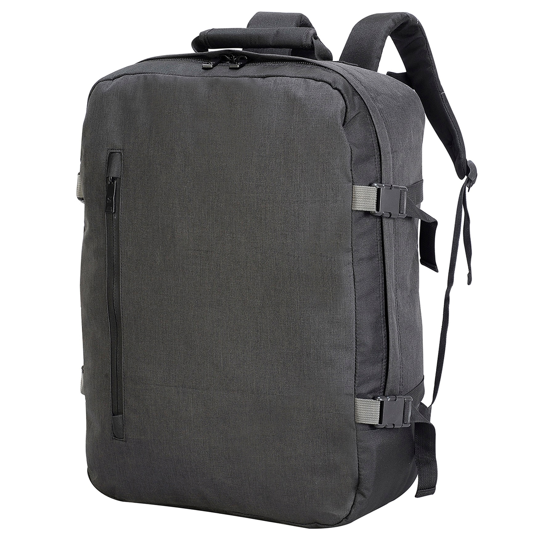 Rucsac barbati, Shugon, cu maner, poliester, gri, 36 x 50 x 19 cm