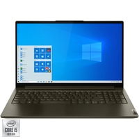 Laptop Lenovo Yoga Creator 7 15IMH05 cu procesor Intel Core i5-10300H pana la 4.50 GHz, 15.6", Full HD, 16GB, 1TB SSD, NVIDIA GeForce GTX 1650 4GB, Windows 10 Pro, Dark Moss