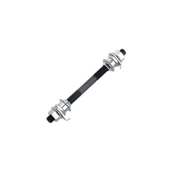 Ax fata pentru bicicleta, 14cm x 9mm, negru Ax fata pentru bicicleta, 14cm x 9mm, negru