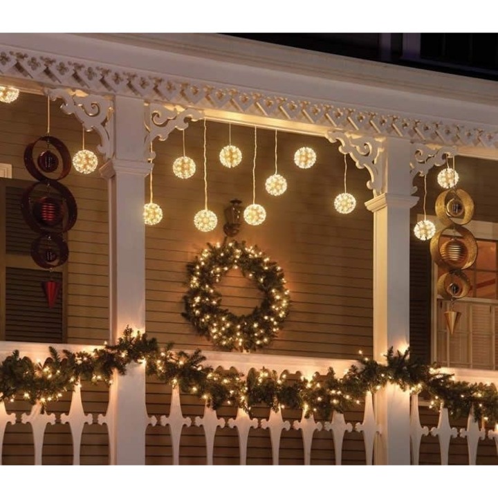 Ghirlanda brad artificial de Craciun selgot, lungime 540 cm, aspect natural