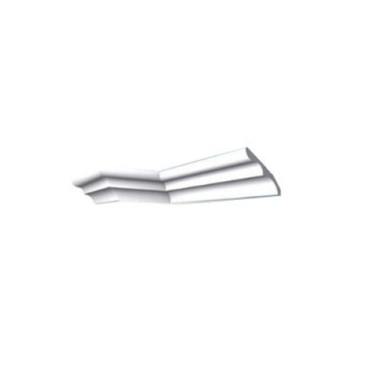 Dekoratív karnis extrudált polisztirolból, fehér, ST-28, méret 70*70 mm, hossz 2 m