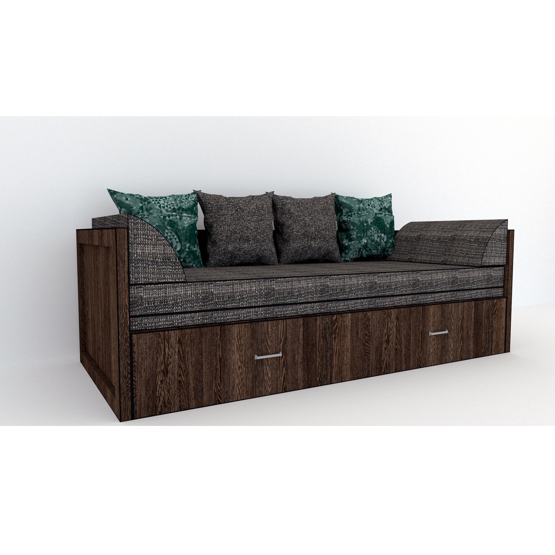 Canapea extensibila Genarom Costin Gen 58 / Decor 7648, 203 x 61 x 79.5 cm