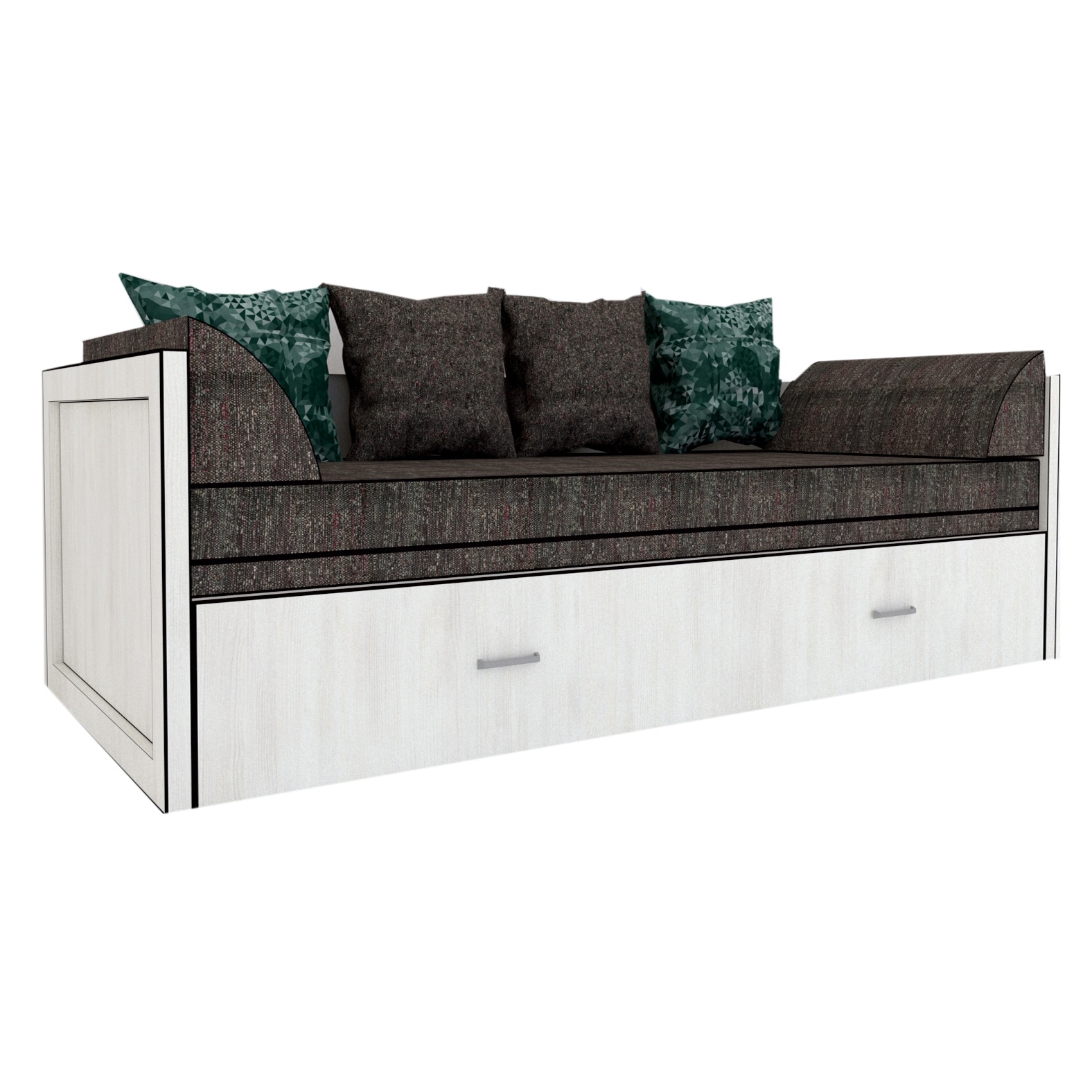 Canapea extensibila Genarom Costin Gen 66 / Decor 8508, 203 x 61 x 79.5 cm