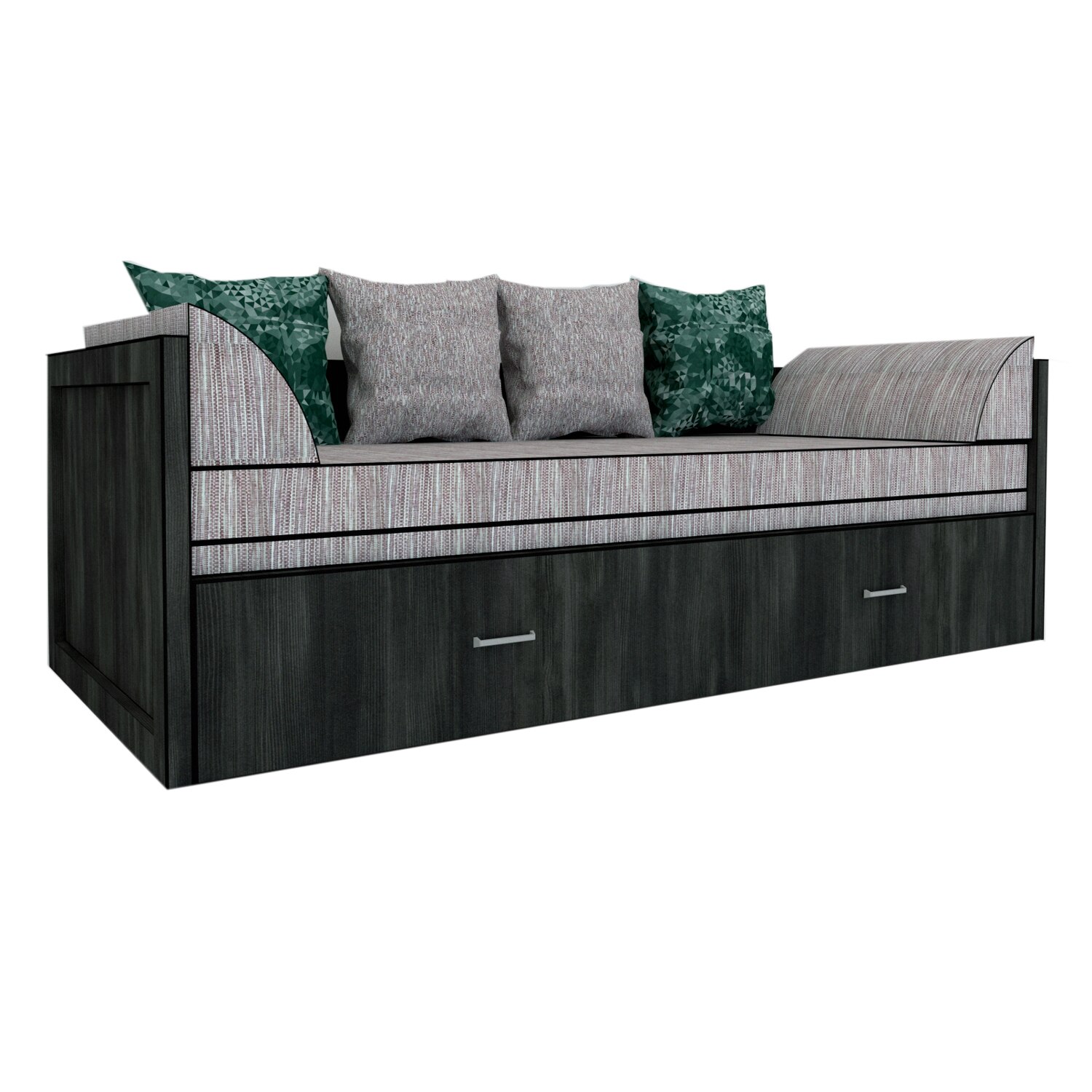 Canapea extensibila Genarom Costin Gen 71 / Decor 8509, 203 x 61 x 79.5 cm