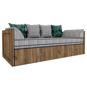 Canapea extensibila Genarom Costin Gen 71 / Decor K004, 203 x 61 x 79.5 cm Canapea extensibila Genarom Costin Gen 71 / Decor K004, 203 x 61 x 79.5 cm