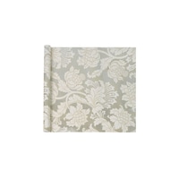 Rola autocolant model floral, alb/gri deschis, aplicare pe mobila, usa, perete, 45 x 200 cm