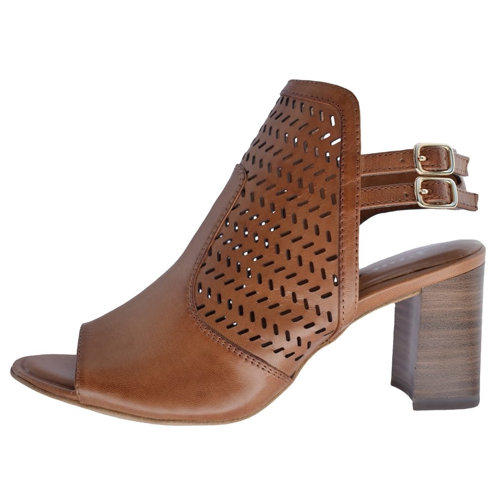 Sandale dama, din piele naturala, Tamaris, 1-28388-24-16-O-10, coniac, Coniac