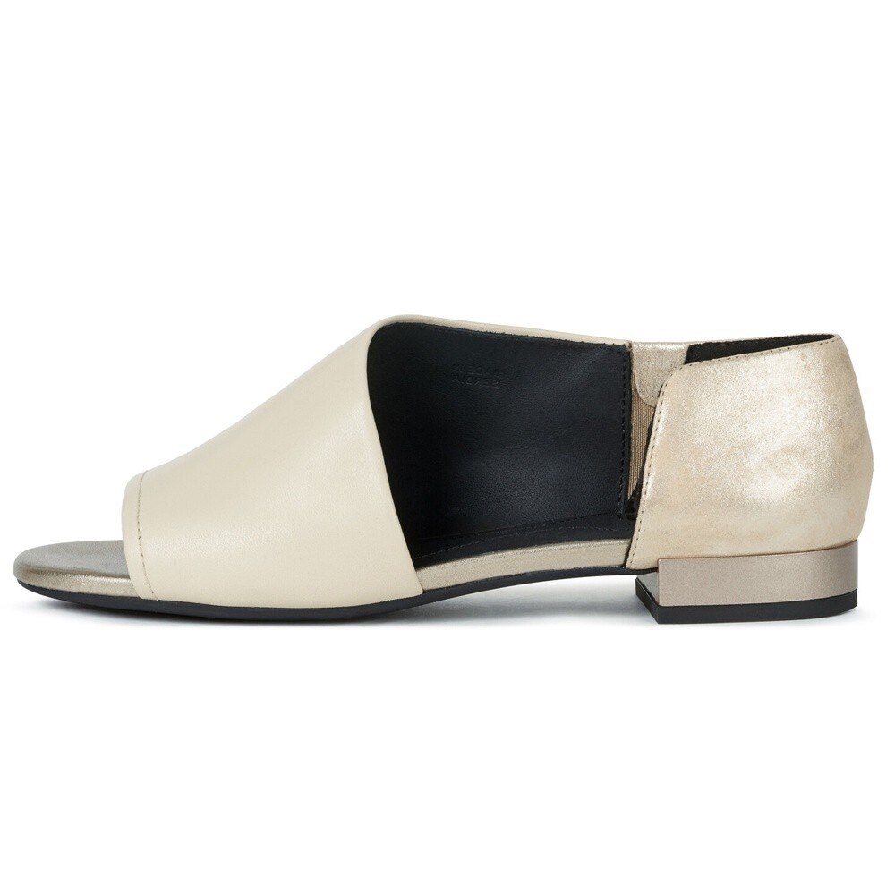 Sandale dama, din piele naturala, Geox, D724HA-C5004-03-O-06, bej, Bej