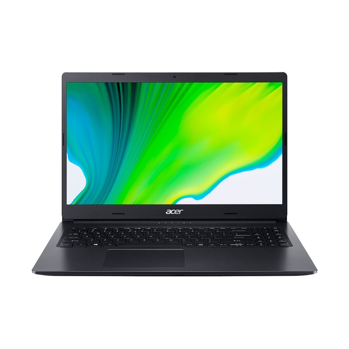 Laptop, Acer, Aspire 3 A315-23-R8Z1, 15.6", AMD Ryzen 3 3250U, AMD Radeon Graphics, 8GB 2400MHz DDR4, Negru