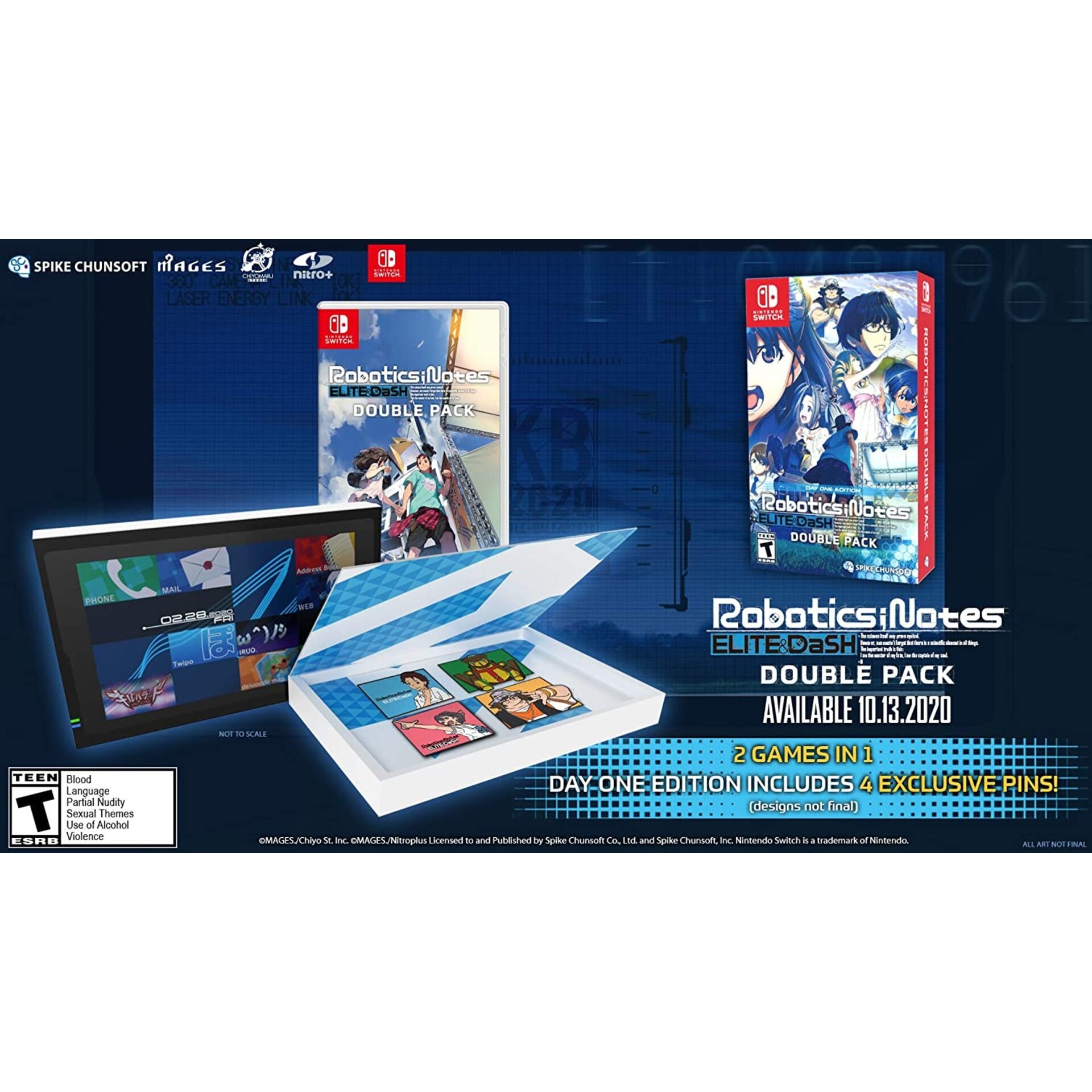Joc Robotics Notes Double Pack Badge Collectors Edition pentru