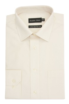 camasa barbati clasica double two-british design maneca lunga cu manseta nastuributoni bumbac camasa barbateasca regular fit usor de calcat crem imagen 6_0_
0
