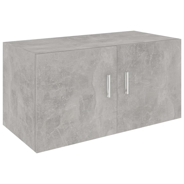 vidaXL betonszürke szerelt fa falra szerelhető szekrény 80x39x40 cm 802799