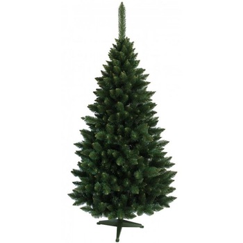 Brad artificial de Craciun, ProCart, aspect pin Himalaya, inaltime 200 cm, verde natural, suport Brad artificial de Craciun, ProCart, aspect pin Himalaya, inaltime 200 cm, verde natural, suport