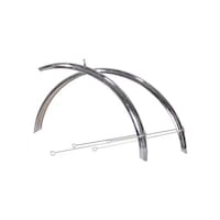 Set Aripi pentru bicicleta, din metal, 28", 1.5mm, 2 bucati, argintiu