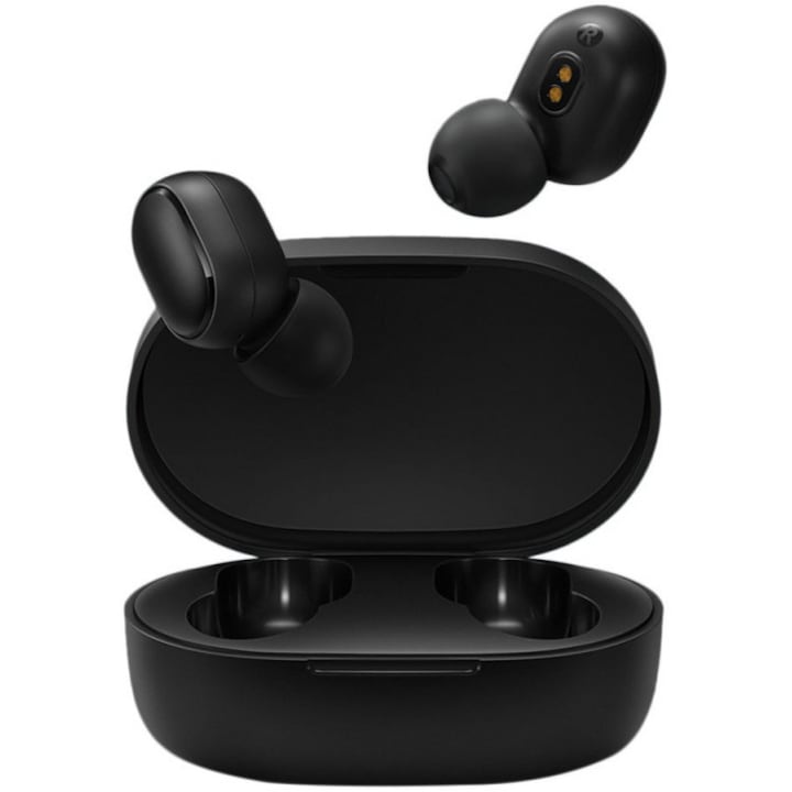 XIAOMI AirDots / EarBuds Basic 2S bluetooth SZTEREO fülhallgató, v5.0, TWS, extra mini + töltőtok, Fekete