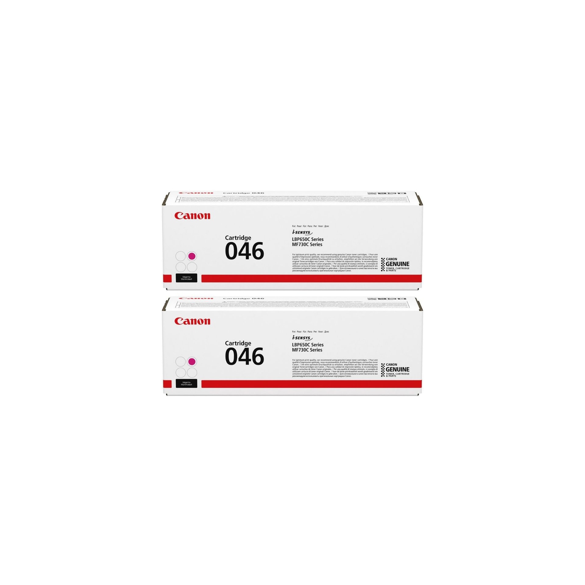 Pachet cartuse toner CRG-046M magenta x2 Canon original 4600 pagini