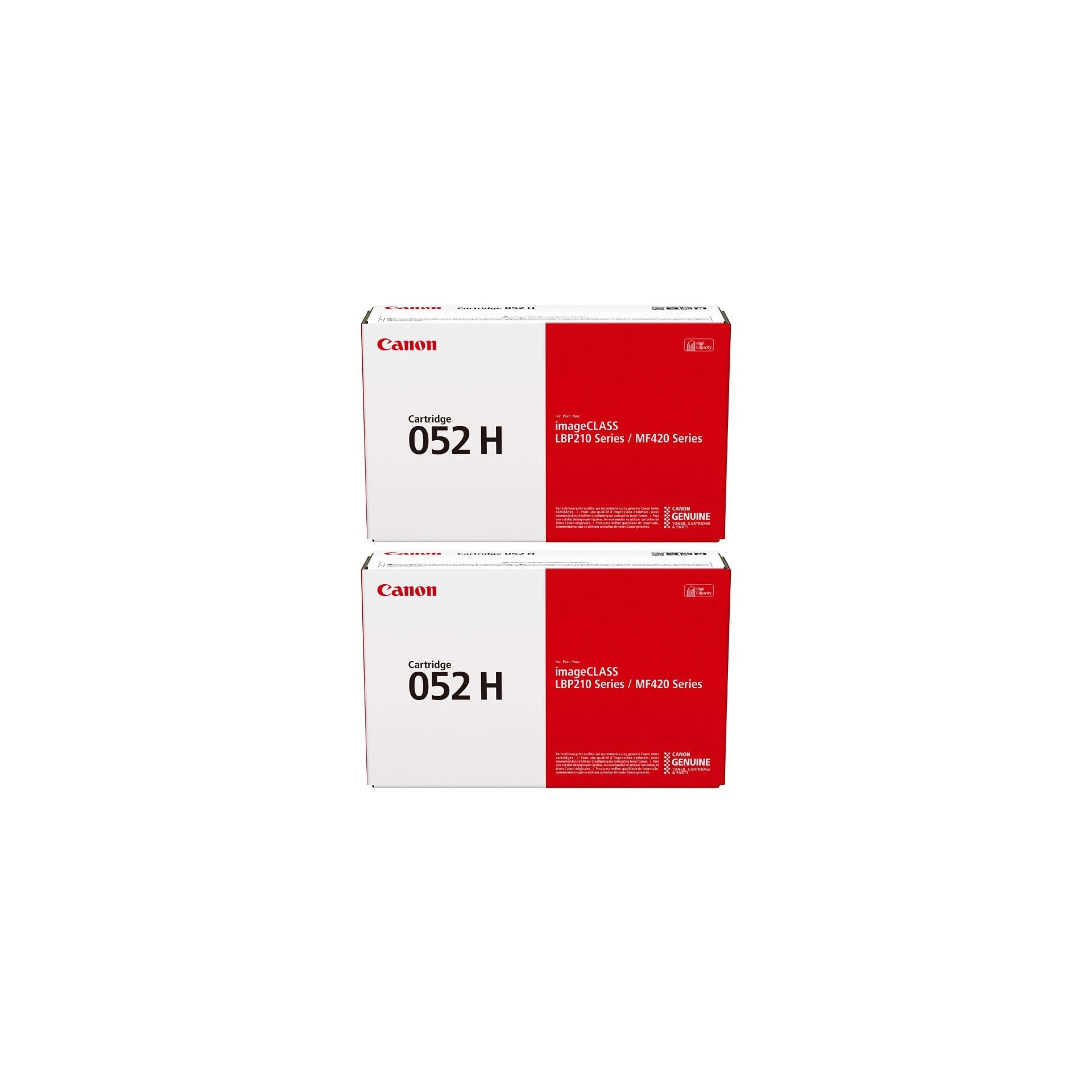 Pachet cartuse toner CRG-052H negru x2 Canon original 18400 pagini