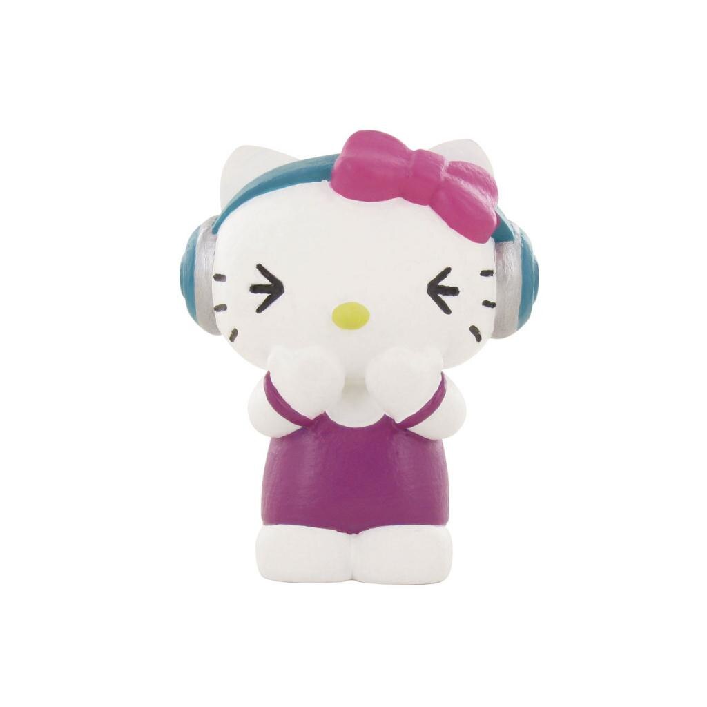 Hello Kitty figurina cu casti