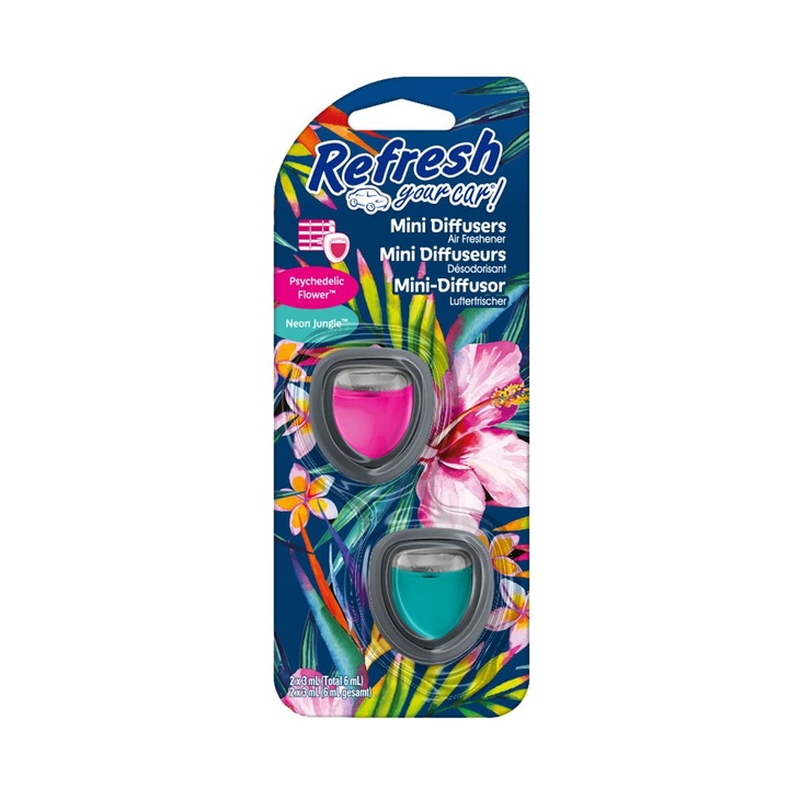 Odorizant auto, REFRESH YOUR CAR, 2 x 3ml