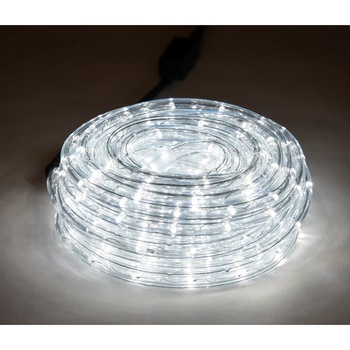 Instalatie Craciun Tub luminos LED Flink 13mm, 24LED-uri/m, 10m, alb, alimentare inclusa Instalatie Craciun Tub luminos LED Flink 13mm, 24LED-uri/m, 10m, alb, alimentare inclusa