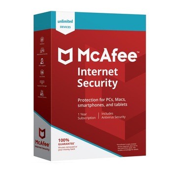 McAfee Internet Security 2020, pentru 10 dispozitive, valabil 1 an McAfee Internet Security 2020, pentru 10 dispozitive, valabil 1 an
