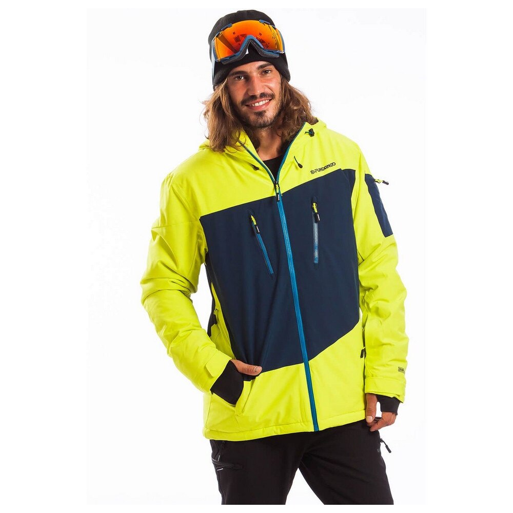 Geaca tehnologica de schi si snowboard, Fundango Privet, Galben