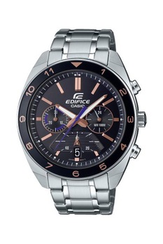 Casio, Ceas cronograf din otel inoxidabil, Argintiu Casio, Ceas cronograf din otel inoxidabil, Argintiu