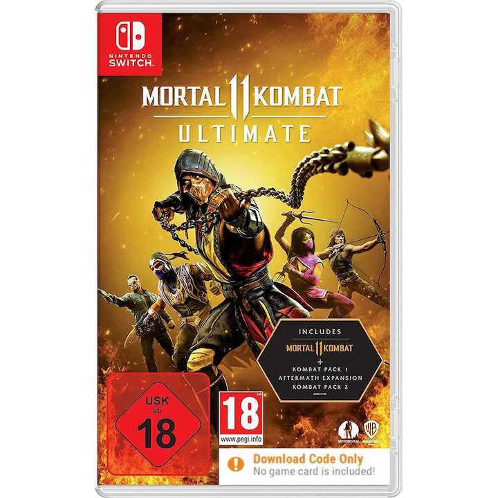 Warner Bros Mortal Kombat 11 Ultimate Edition játék, Nintendo Switch-hez