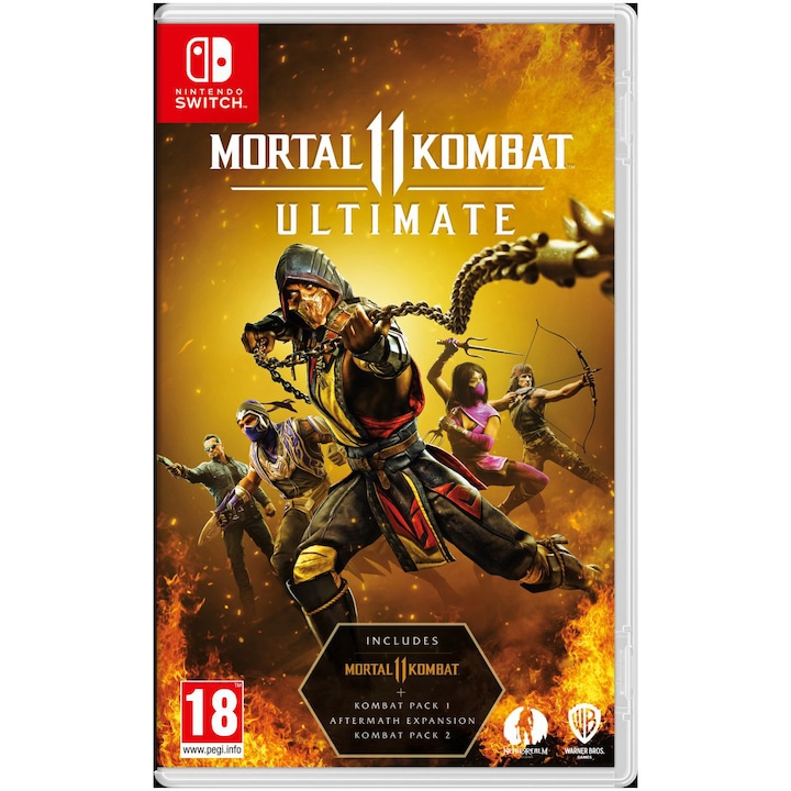 Warner Bros Mortal Kombat 11 Ultimate Edition Játék, Nintendo Switch-hez