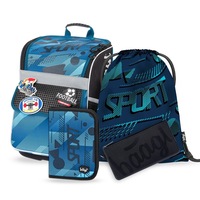 set 4 elemente baagl zippy ghiozdan penar sac echipament sportiv etui model sportiv albastru imagen 44_0_
0