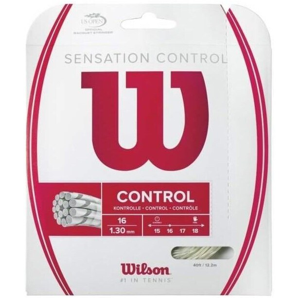 Racordaj Wilson Sensation Control 16, alb