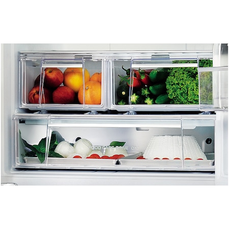 Side by Side Hotpoint E4D B C1, 452 l, Clasa F, No Frost, Control electronic, H 195,5cm, Negru