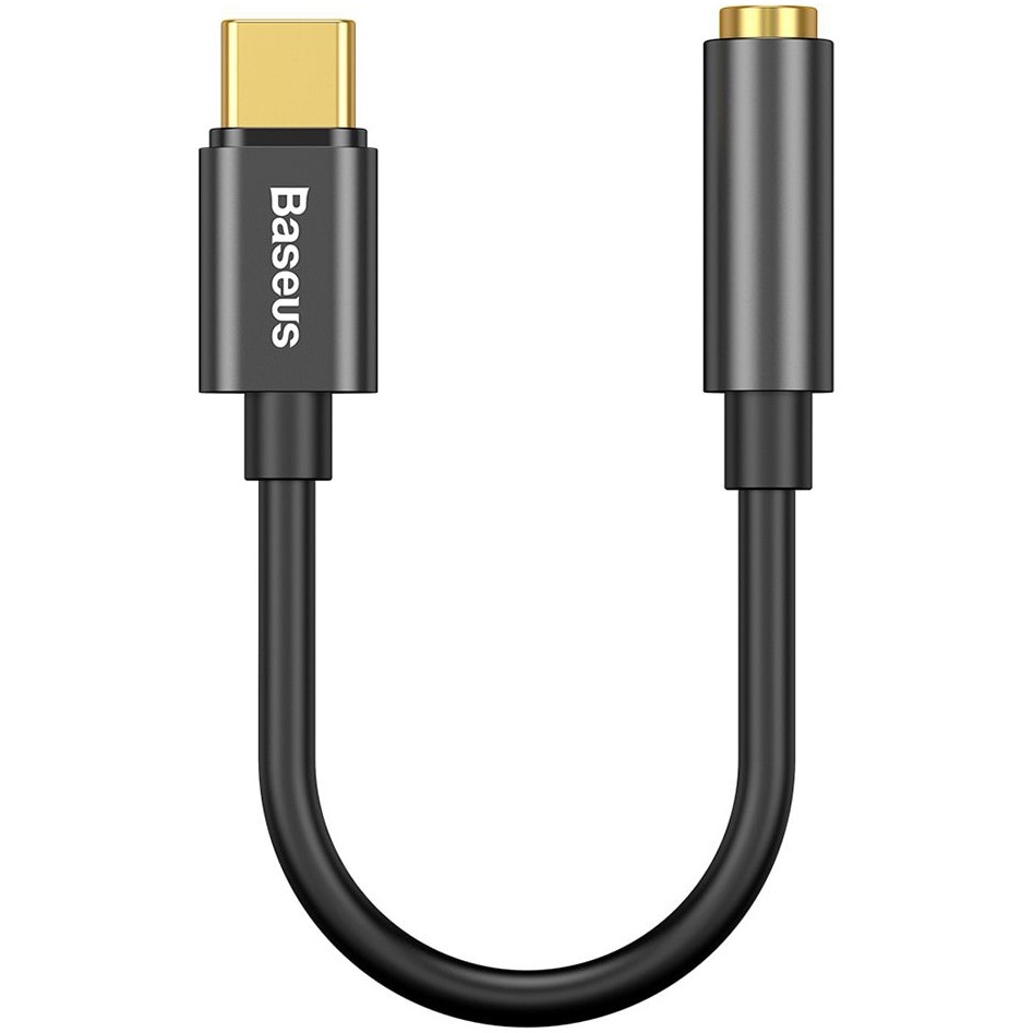 Adaptor Baseus L54 Type-C la port Jack 3.5mm Black
