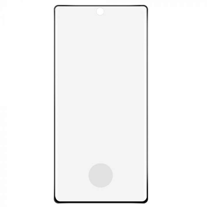 Folie de protectie Eiger Sticla 3D Edge to Edge pentru Samsung Galaxy Note 20, Clear Black