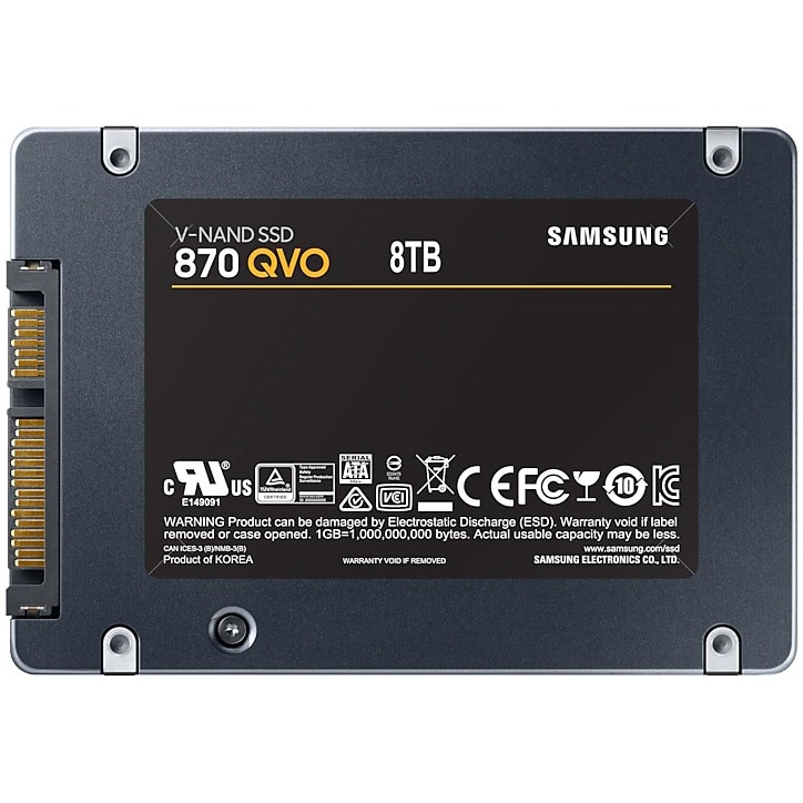 Weekdays Systematically Gloomy Solid State Drive (SSD) Samsung 870 QVO, 8TB, 2.5", SATA III - eMAG.ro