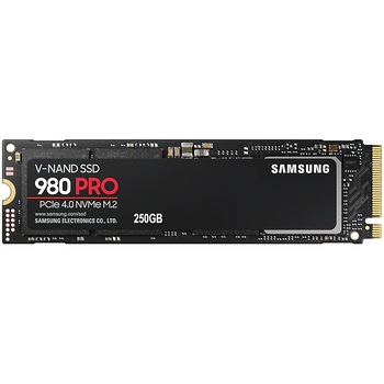 Solid State Drive (SSD) Samsung 980 PRO, 250GB, NVMe, M.2. Solid State Drive (SSD) Samsung 980 PRO, 250GB, NVMe, M.2.