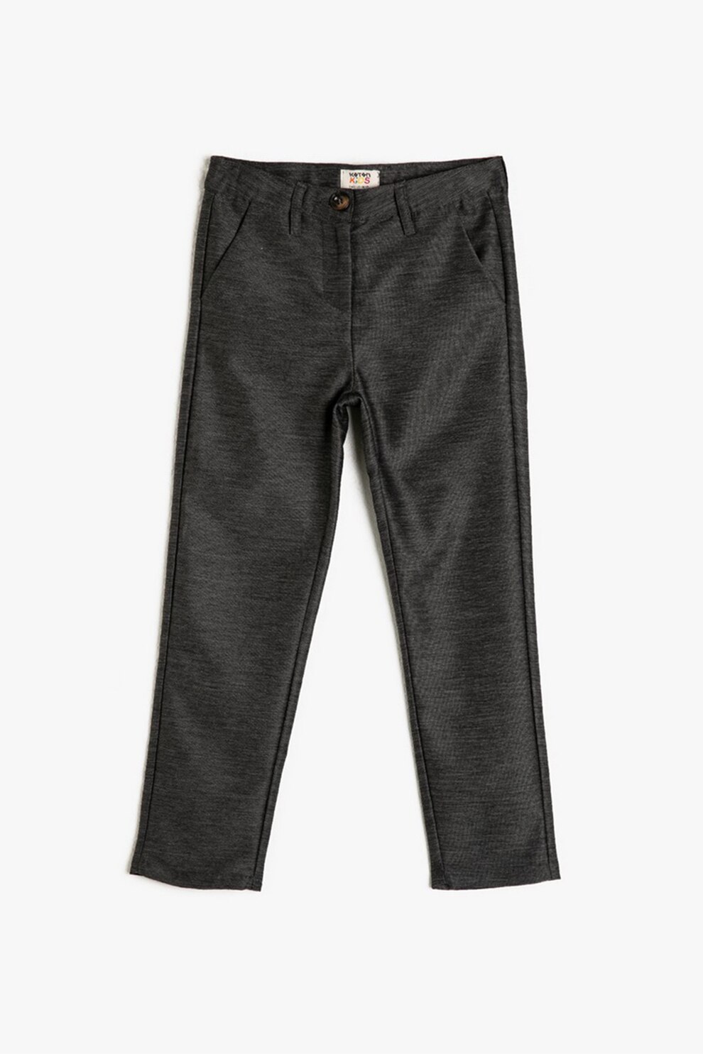 KOTON, Pantaloni cu buzunare oblice, Negru