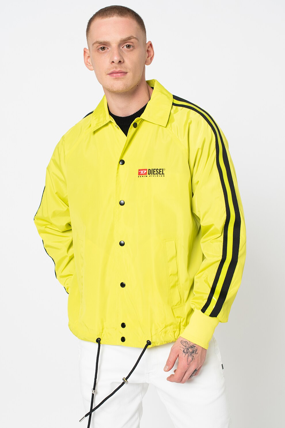 Diesel, Jacheta cu detalii contrastante Akito, Verde lime