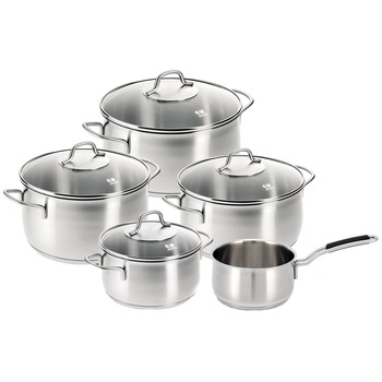 Set de gatit 9 piese Beka Royal, inductie, inox, 16 cm, 16/20/24 cm, 20 cm Set de gatit 9 piese Beka Royal, inductie, inox, 16 cm, 16/20/24 cm, 20 cm