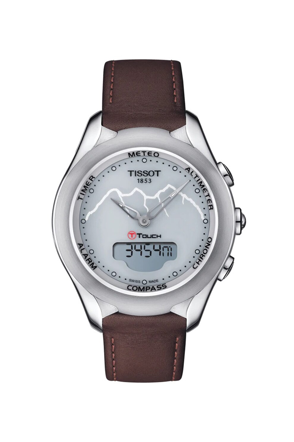 Tissot, Ceas quartz cu o curea de piele, Maro
