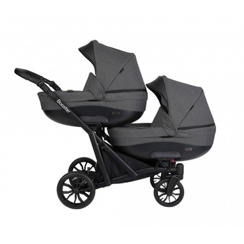 Carucior gemeni Kunert Booster 3 in 1 Grafit/Cadru Negru Carucior gemeni Kunert Booster 3 in 1 Grafit/Cadru Negru