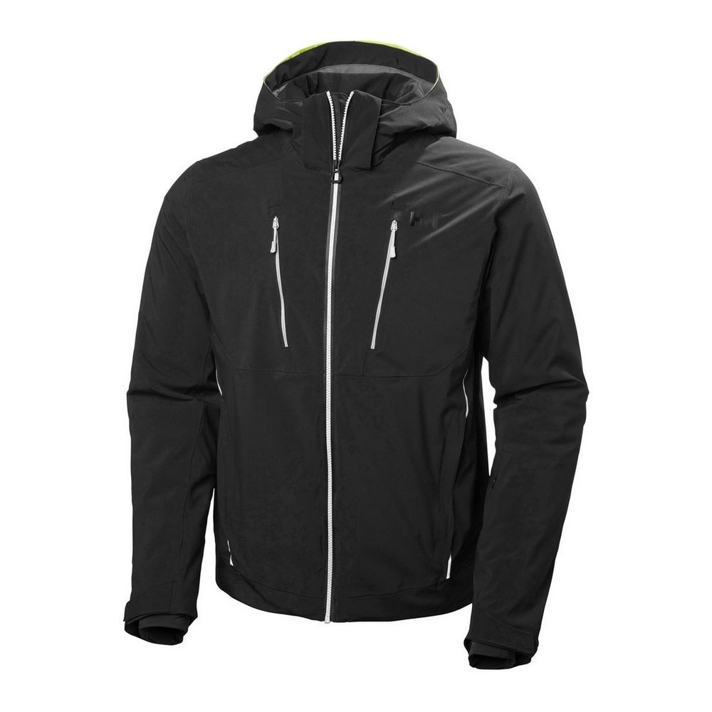 Geaca tehnologica de schi si snowboard, Helly Hansen Alpha 3.0, Negru