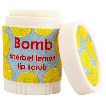 Balsam de buze exfoliant Sherbet Lemon Bomb Cosmetics 4.5 g Balsam de buze exfoliant Sherbet Lemon Bomb Cosmetics 4.5 g