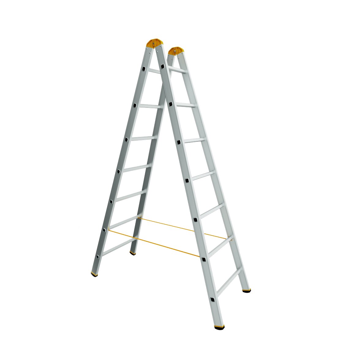 Scara dubla profesionala Alverosal FORTE PLUS 2 x 3 trepte, 1.00 m