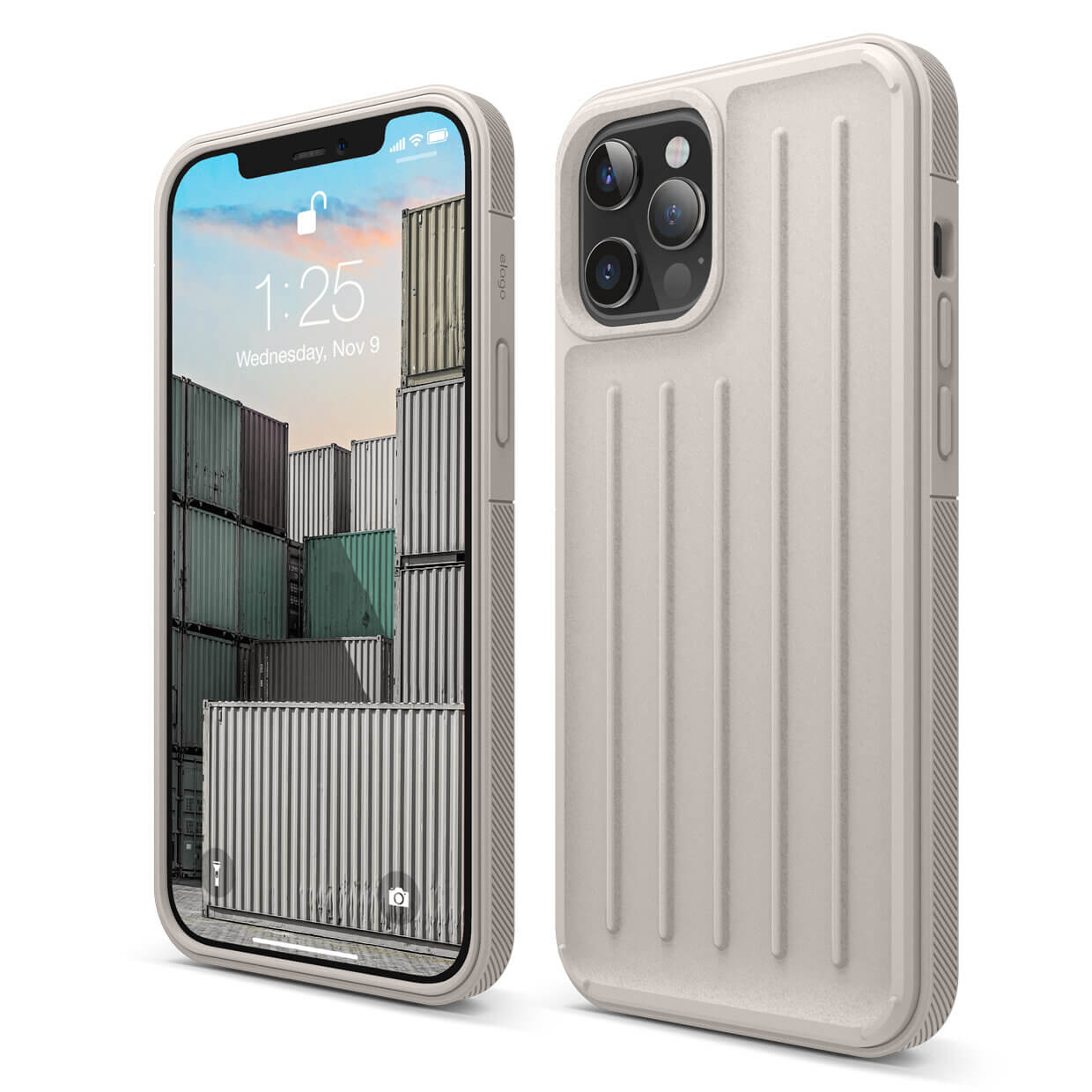 Husa din silicon Elago Armor Case, pentru iPhone 12 Pro Max, bej