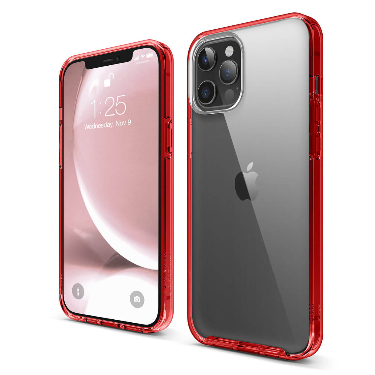 Husa hibrida rezistenta la socuri Elago Hybrid, pentru iPhone 12 Pro Max, rosie