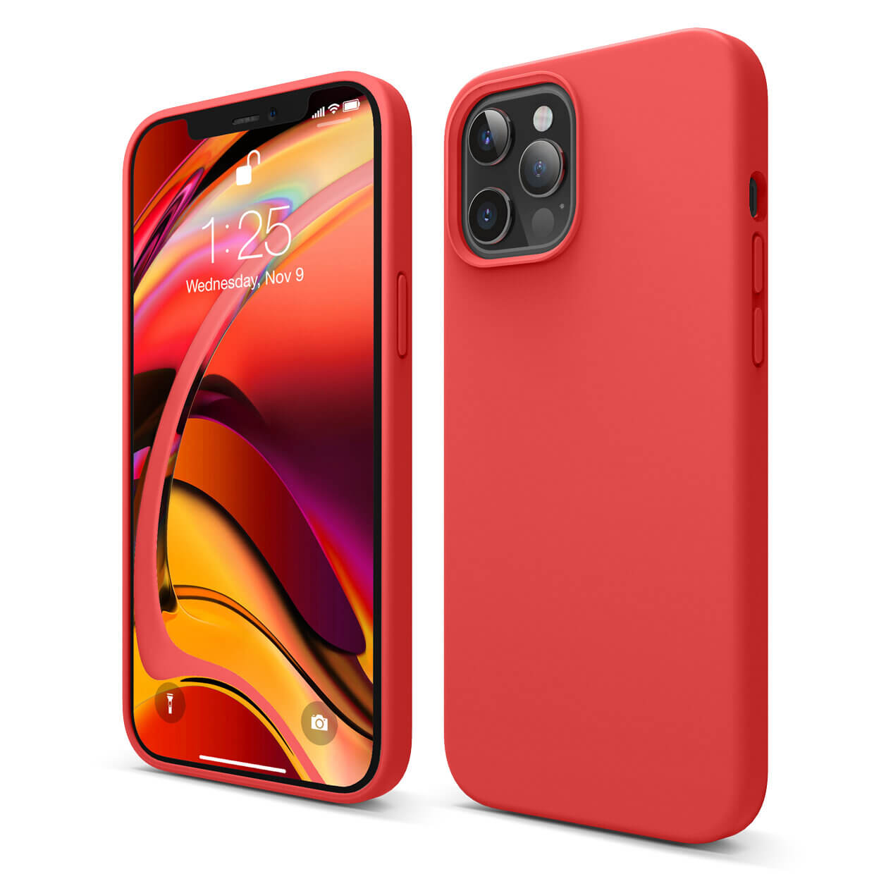 Husa din silicon Elago Soft Silicone Case, pentru iPhone 12 Pro Max, rosie