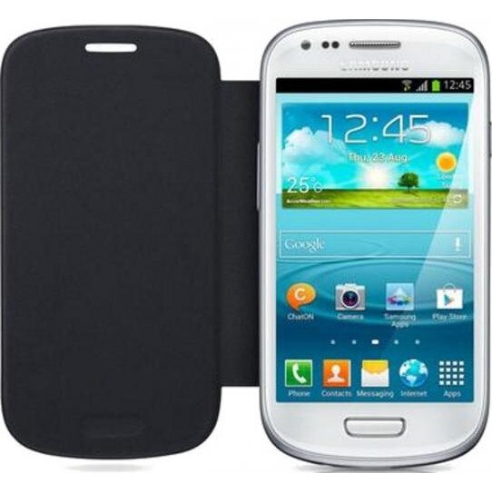 Flip Cover Samsung Galaxy S3 i9300 , piele eco, albastru